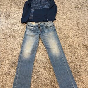 Hollister Light Blue Straight Jeans